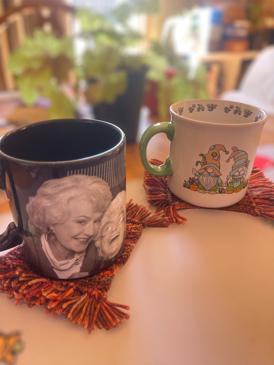 Handmade Crocheted Mug-Rugs