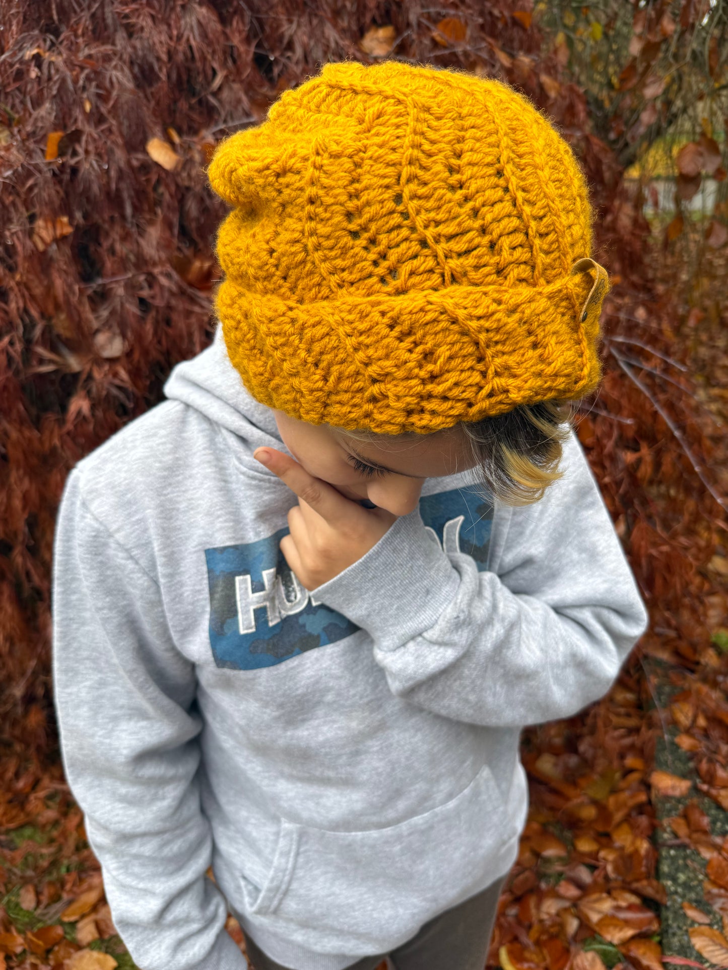 Zig-Zag Cable Beanie