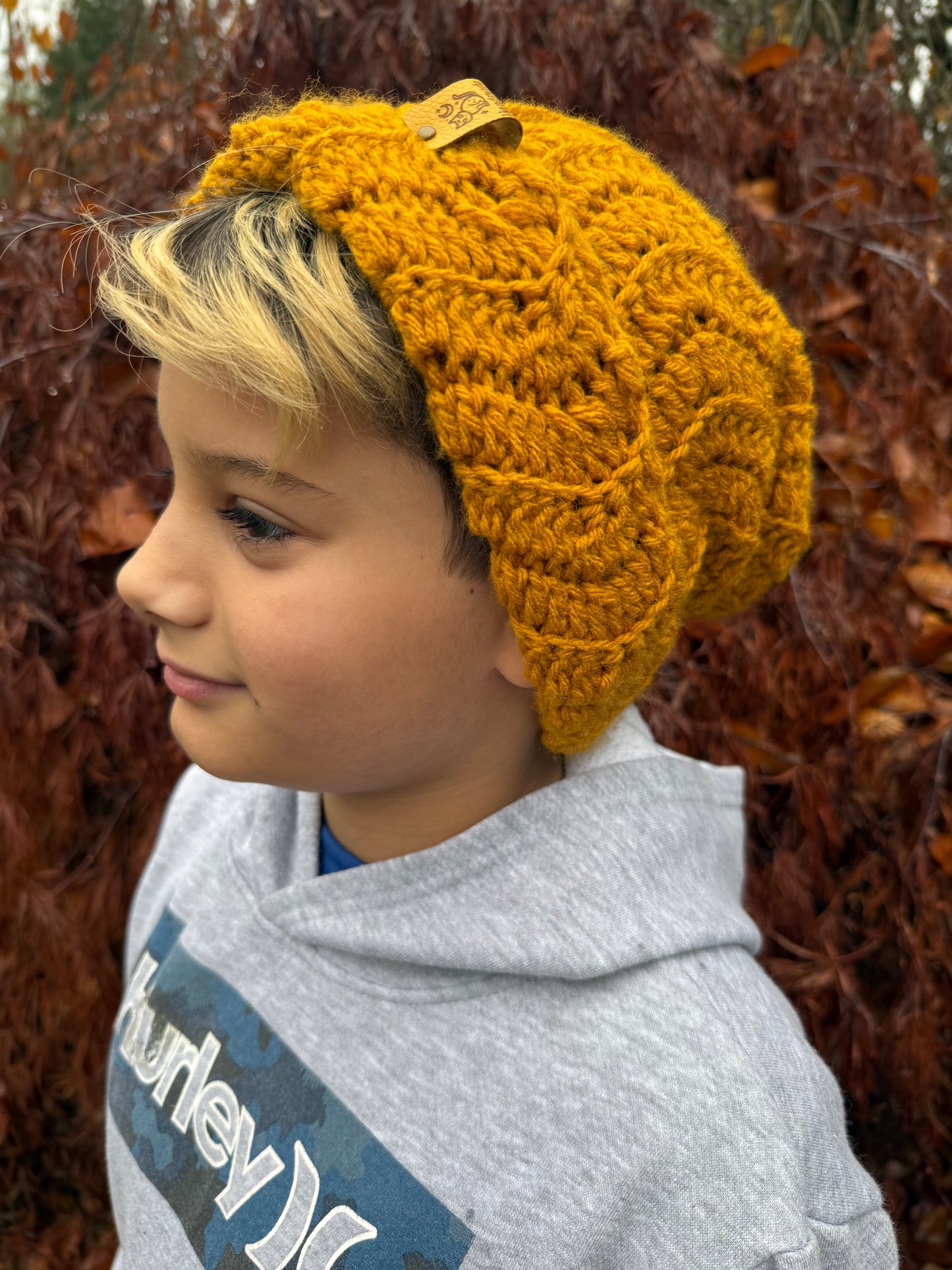 Zig-Zag Cable Beanie