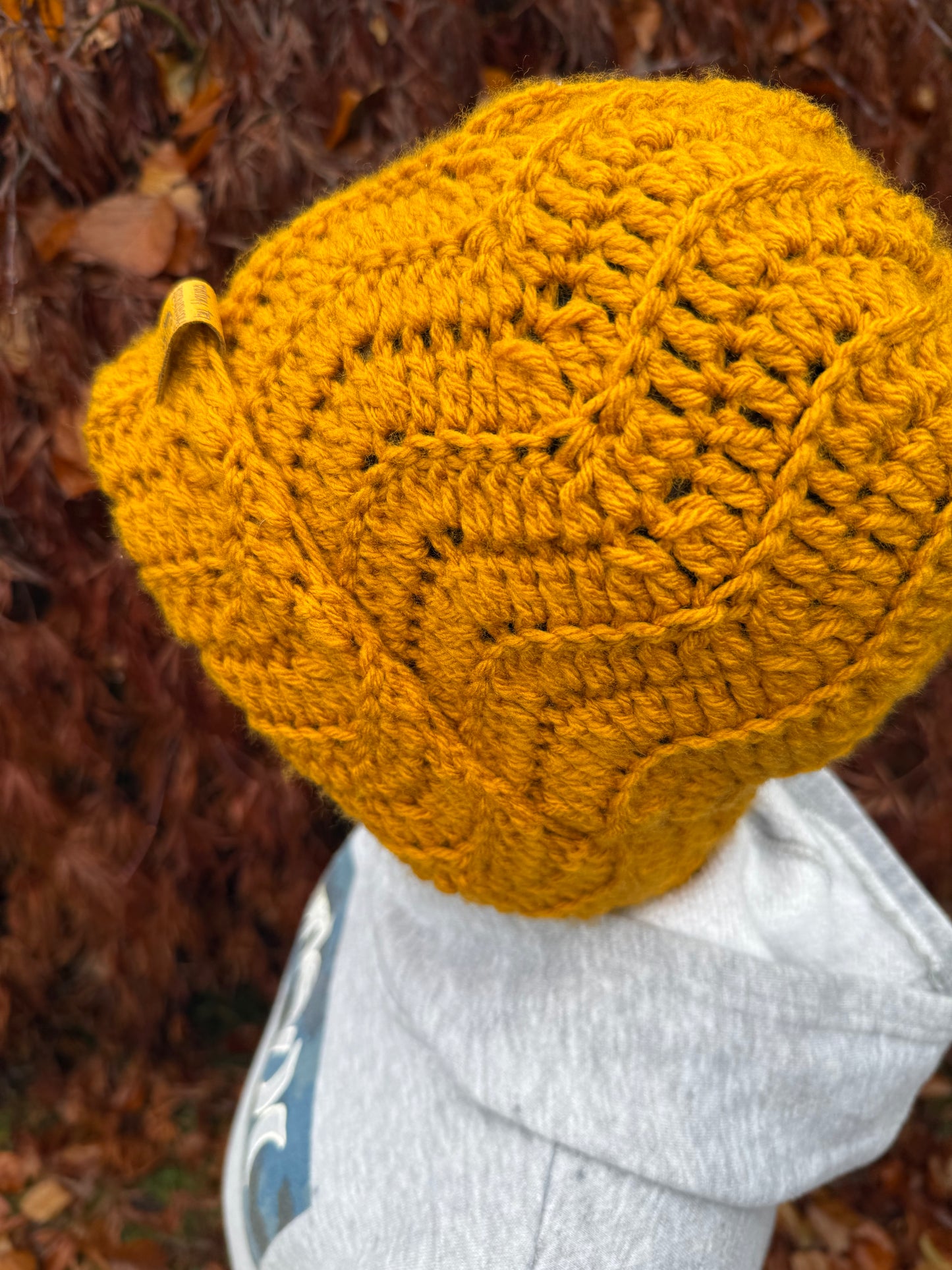 Zig-Zag Cable Beanie